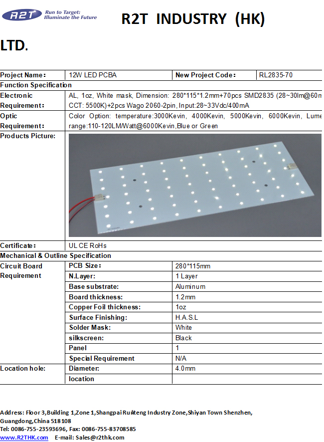 12w 30V 400mA 280 115 มม. pcba .jpg