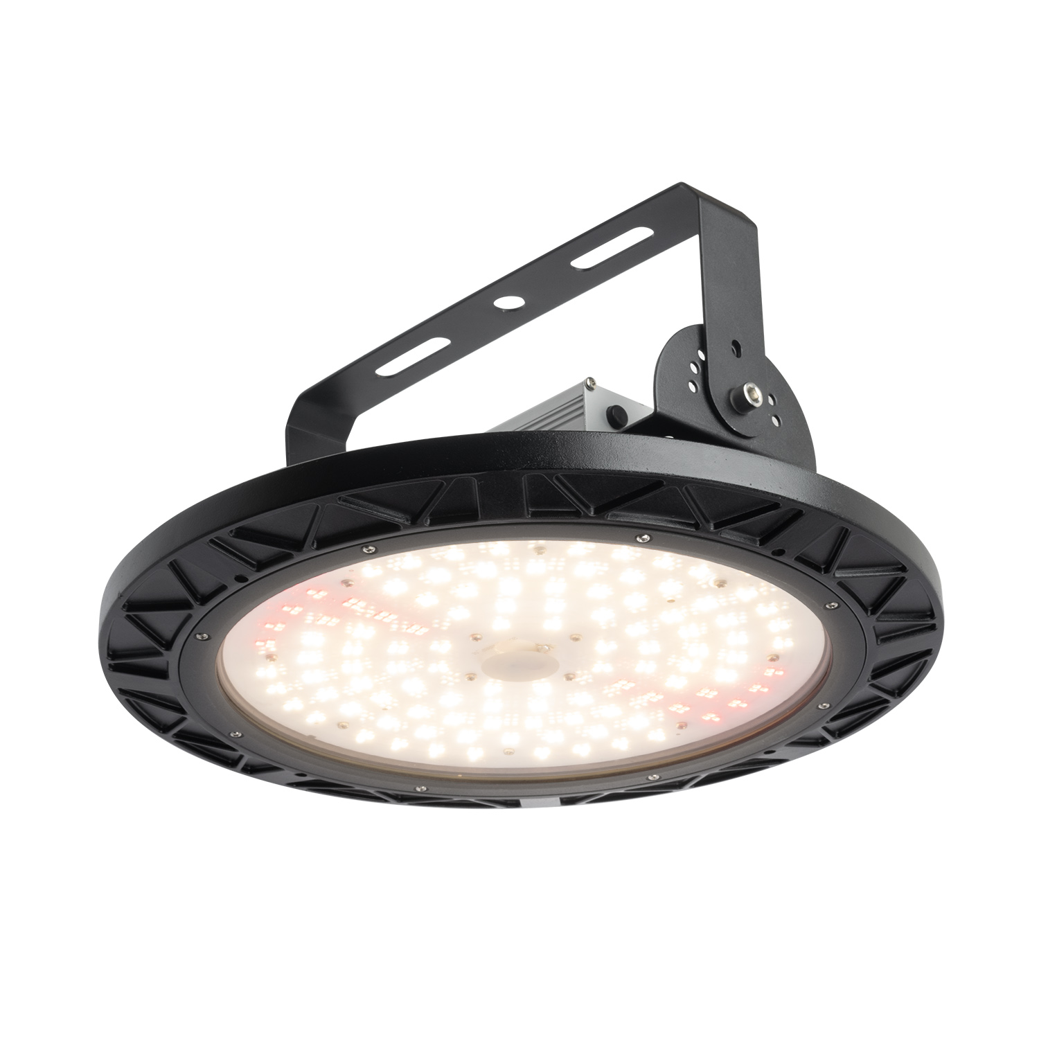 การออกแบบใหม่ปี 2024 R2T เติบโตกันน้ำ 200W UFO Grow Lights UFO LED Grow Light Full Spectrum