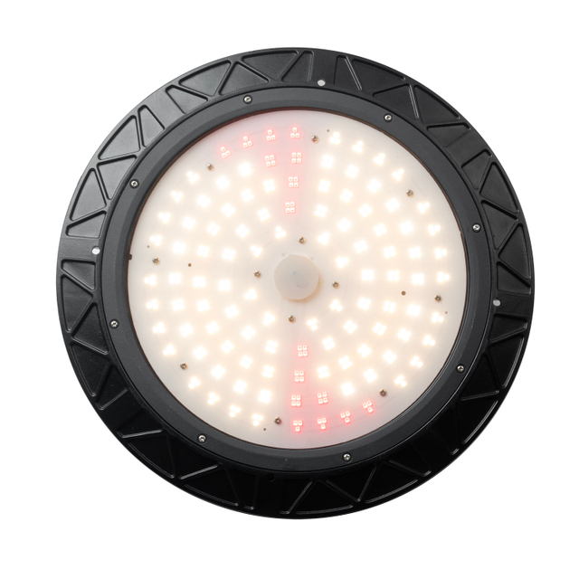 การออกแบบใหม่ปี 2024 R2T เติบโตกันน้ำ 200W UFO Grow Lights UFO LED Grow Light Full Spectrum