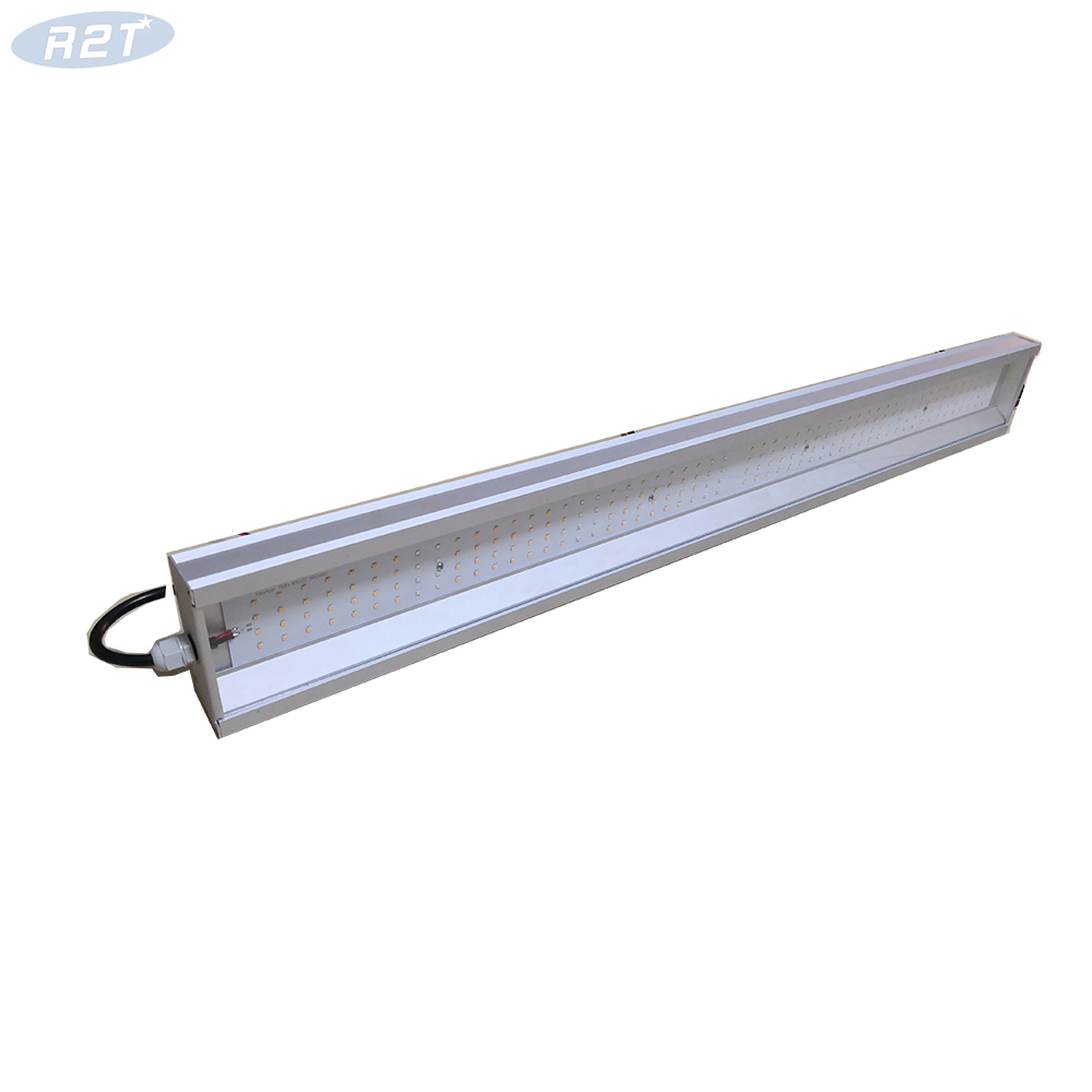 R2TGrow Gearbar-100 135W Linear LED Grow Light Luxeon 3000K CRI90 & Epileds ชิป 660nm 730nm LED Grow Light Hydroponic