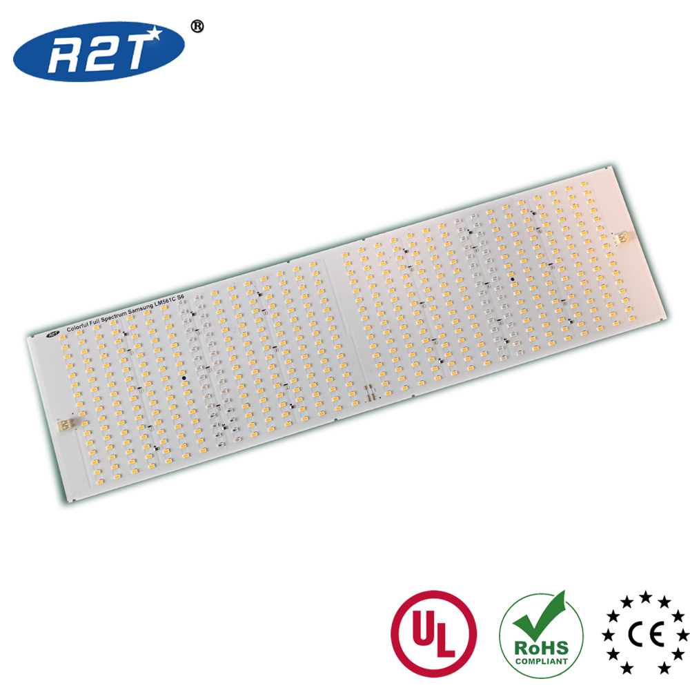 R2T 2019 ใหม่ล่าสุด SunLike 512LEDs เต็มสเปกตรัม LED Grow Light LM561C S6 Epileds 385nm 450nm 660nm 730nm