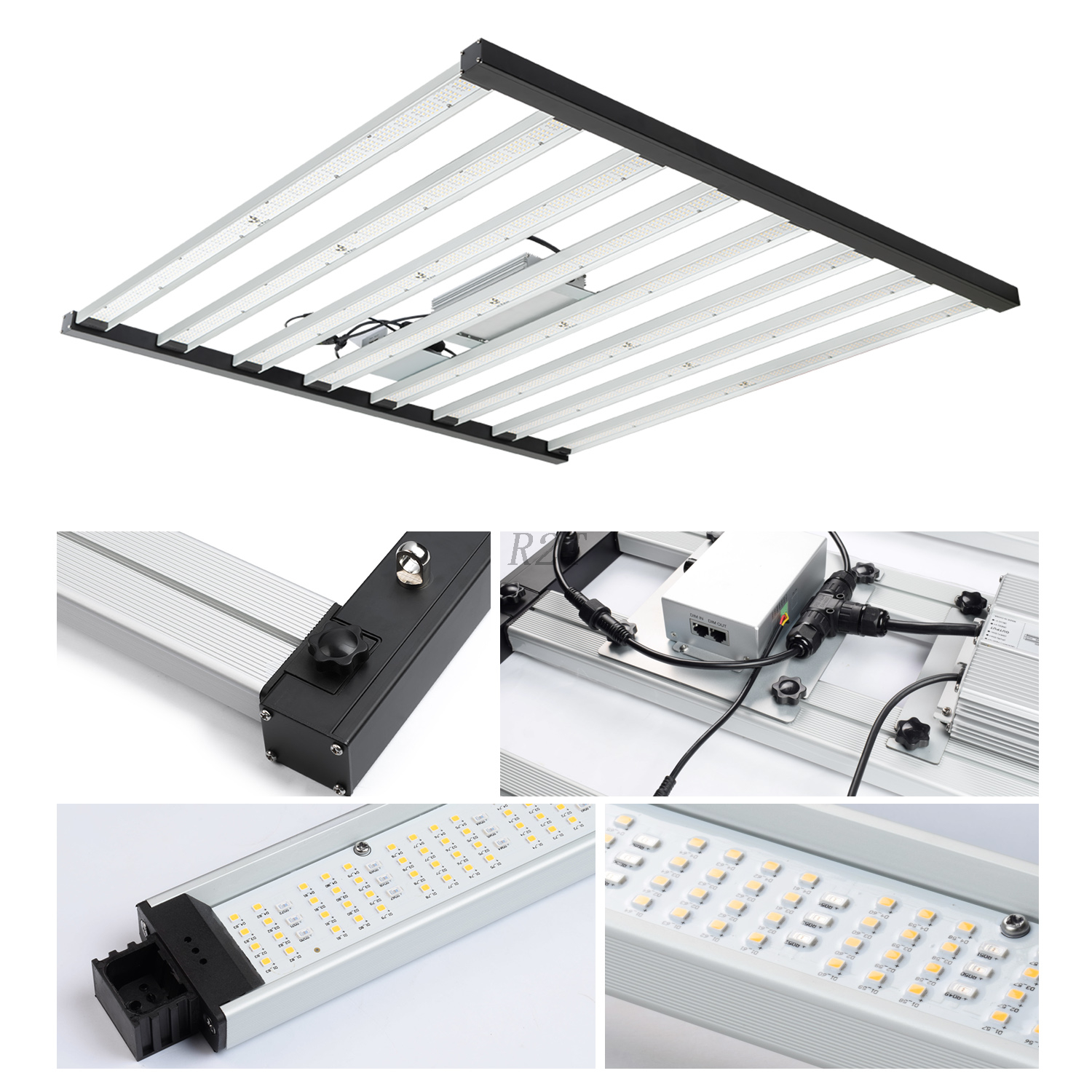 ใหม่ล่าสุด 2021 ที่ถอดออกได้โคมไฟเต็มสเปกตรัม Sunbar Flex 680W1S Samsung LED Grow Light สำหรับสวนในร่ม